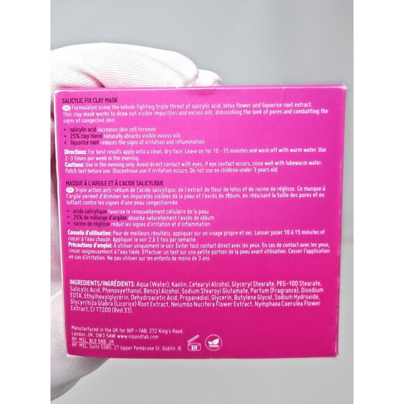 NIP+FAB Purify Salicylic Fix Clay Mask – 170ml / 5.7 fl oz – NEW - Picture 3 of 3